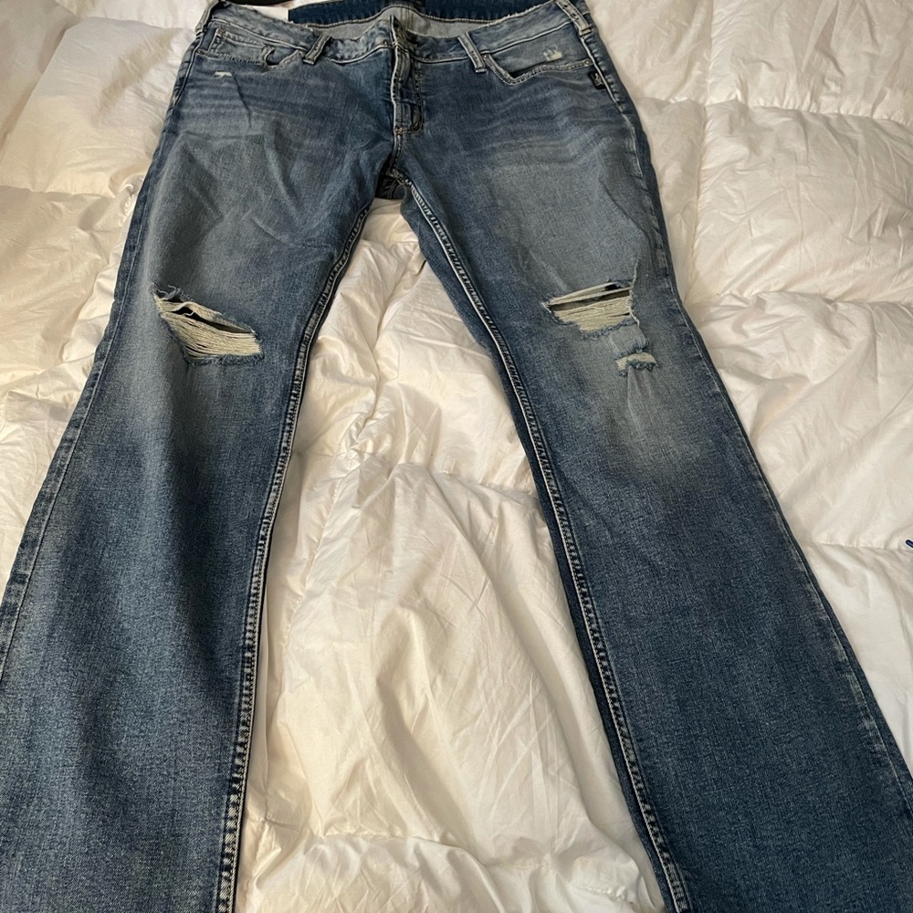 Silver NWT Jeans-Elyse 33x32